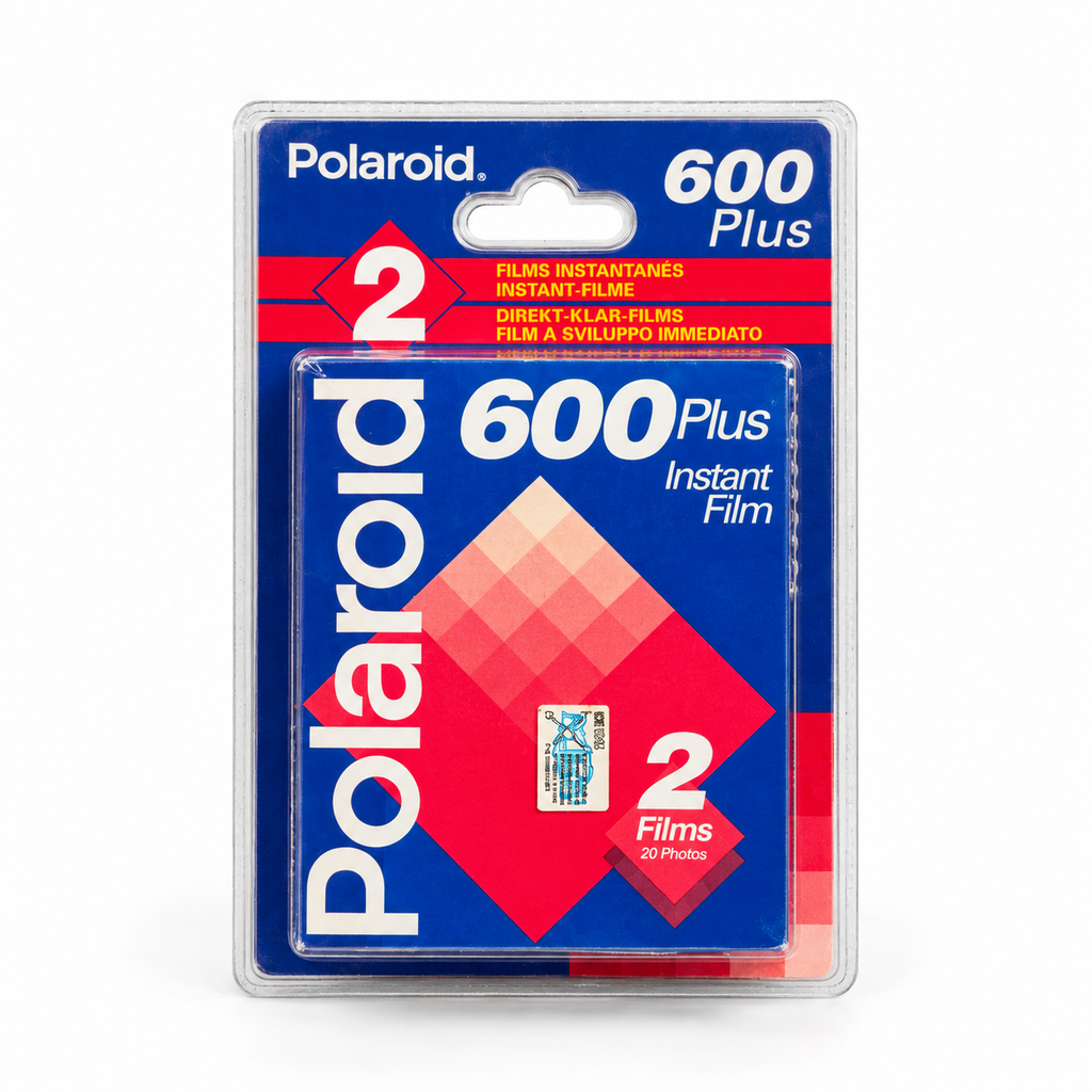 Polaroid 600 Plus Instant Film – 2-Pack / 20 Photos – New Old Stock