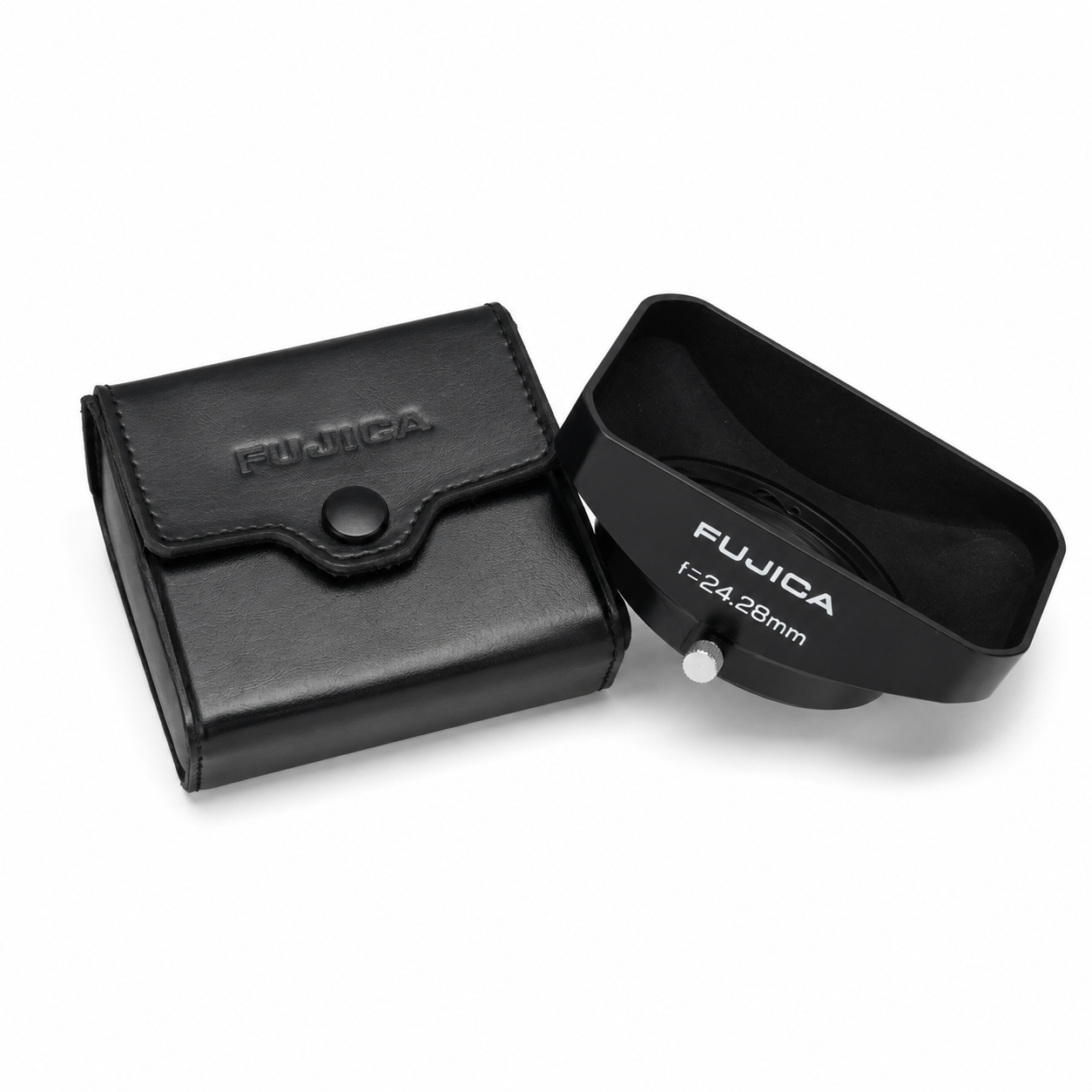 Fuji EBC X-Fujinon-W 28mm f/3.5 + Original Rectangle Lens Hood